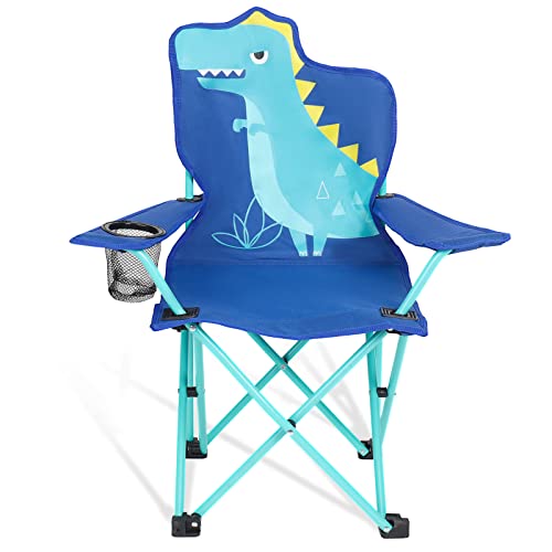 KABOER Kids Outdoor Folding Lawn and Camping Chair with Cup Holder and Carrying Bag,Children's Camping Chairs for Outdoor Beach Travel