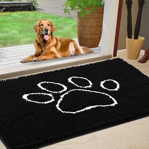 Durable Chenille Absorbent Outoor Doormat 24