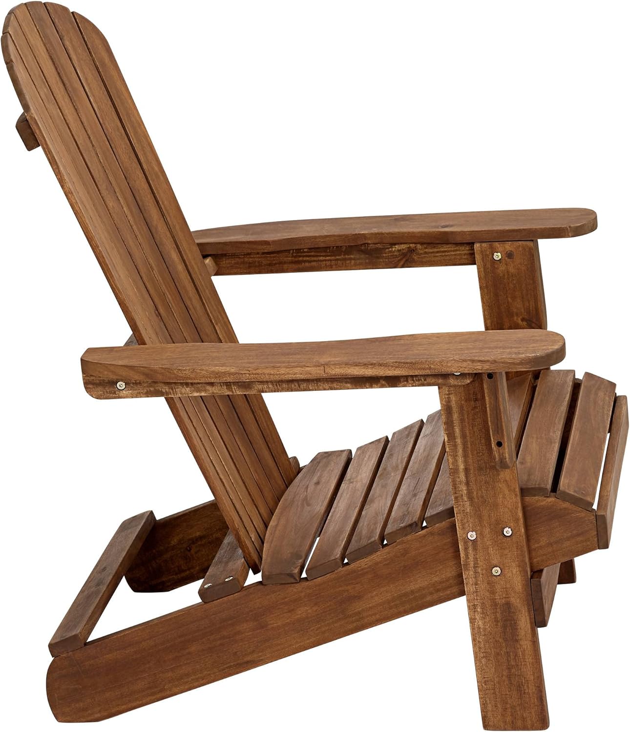 Cape Cod Natural Wood Adirondack Chairs Set of 2