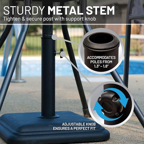 US Weight FUB28B 26 LB. Black Umbrella Base