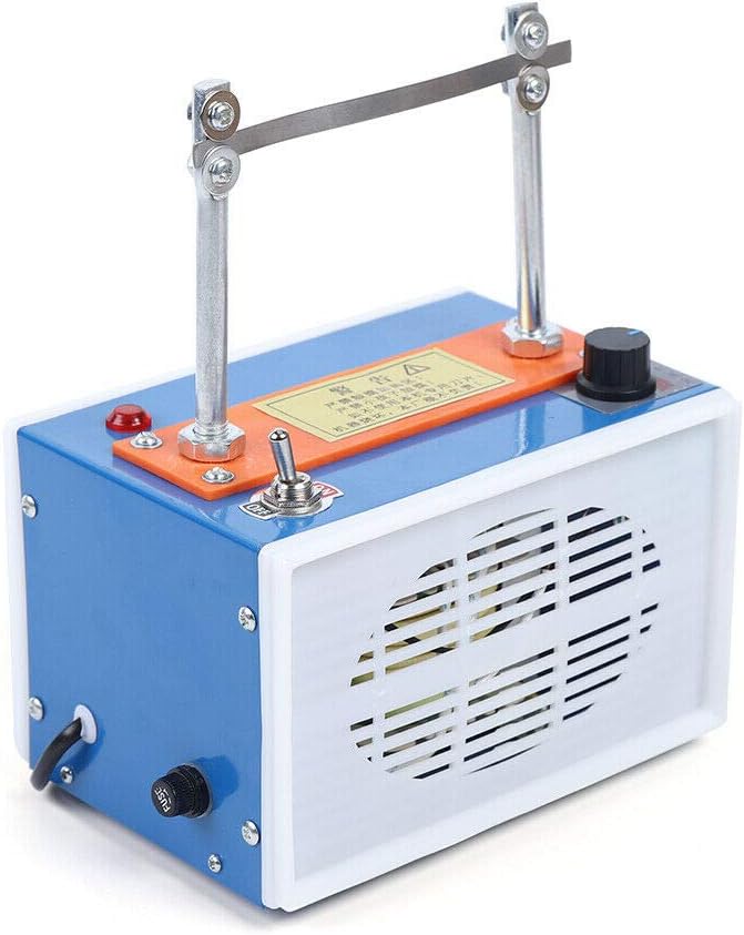 Electric Rope Cutter, 110V 35W Hot Knife Thermal Blade Bench Mount Cutting Tool Kit for Braid Fabric Webbing Belting Ribbon (122°F ~ 572°F Fast Heat Up)