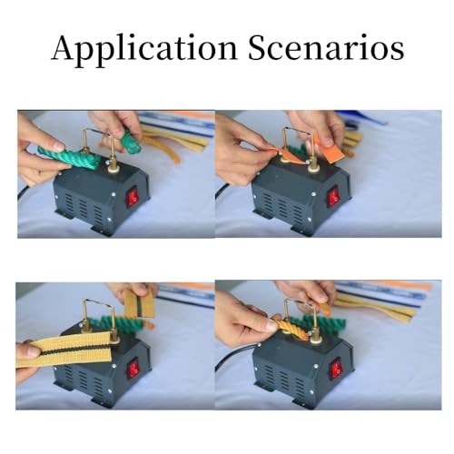 Electric Bench Rope Cutter Hot Knife Nylon Webbing Braid Fabric Belting Ribbon Thermal Cutting Tool 30W (Heat cutter)