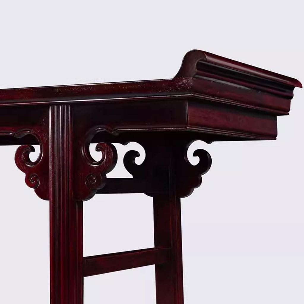 Meditation Altar Table All Solid Wood Altar Table, Entrance Table, Buddhist Altar Chinese Altar Strip Table, Home Living Room Zen Buddhist Altar Table Tea Table Small Table