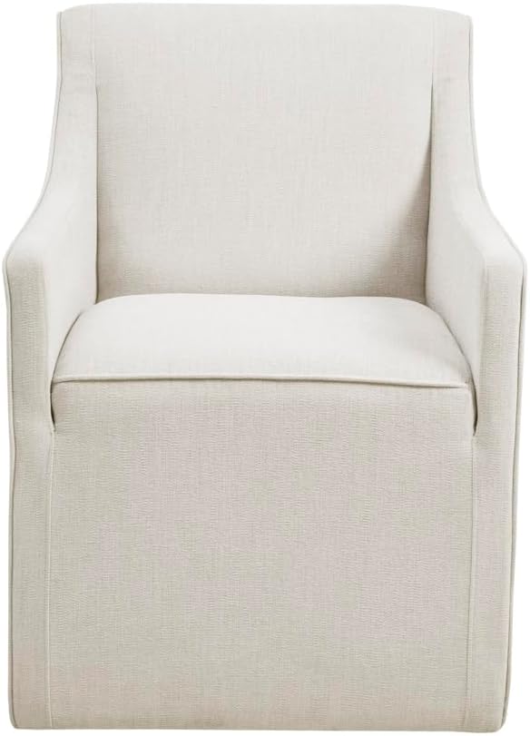 Gracie Mills Humberto Classic Slipcovered Upholstered Dining Arm Chair