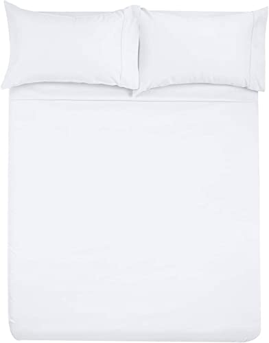 Microfiber RV Sheet Sets, 48x75 3/4 Full Bunk, Light Grey Solid, RV Bed Sheets for Campers, RV's & Travel Trailers Fit Mattress up to 8 Inch deep Motorhome RV Camping Sheets