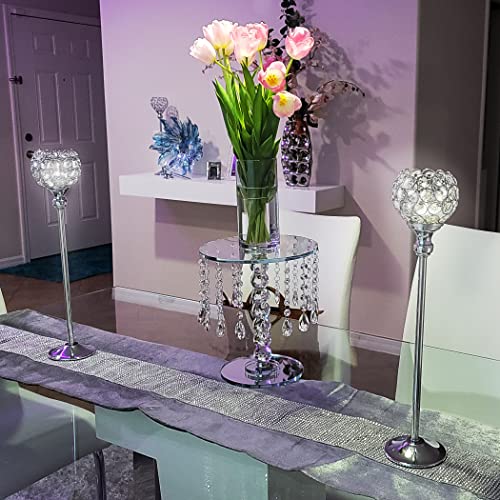 Tall Gold Candle Holders for Table Centerpiece [Set of 2: 13