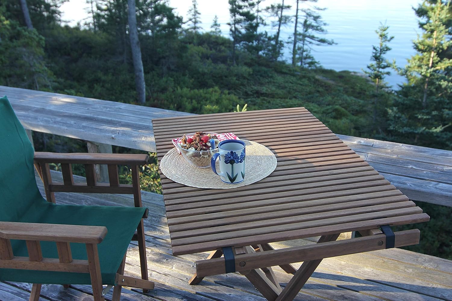 BYER OF MAINE, Pangean Campaign Bundle, Roll Top Table and Campaign Chairs, Green