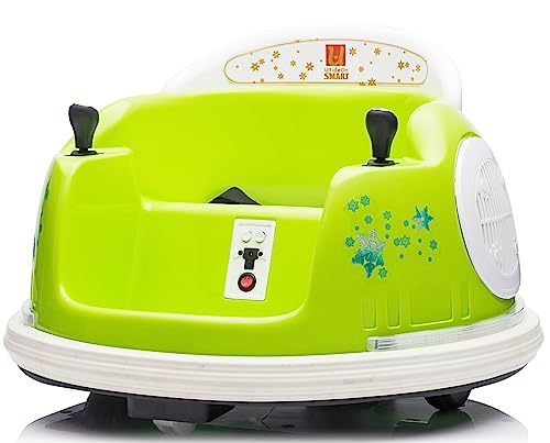 Ride On Bumper car for Kids, 6V Electric Vehicle ride on Toys with Remote Control, Music,Colorful Flashing Lights,Battery Powered (Navy Blue)