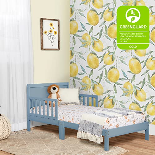 648-WHT Brookside Toddler Bed, 53lx29bx28h inches, White & Baby Fairy 5” Foam Crib & Toddler Bed Mattress in a Box, White I Greenguard Gold Certified I JPMA Certified