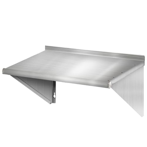 Wall Mounted Stainless Steel Shelf 60” x 18” Shelving for Restaurant,Kitchen,Garage,Home and Hotel