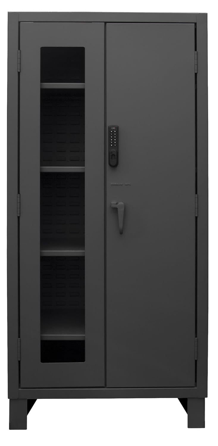 Durham 3702CXC-BLP4S-95 Storage Cabinet, Assembled, 78