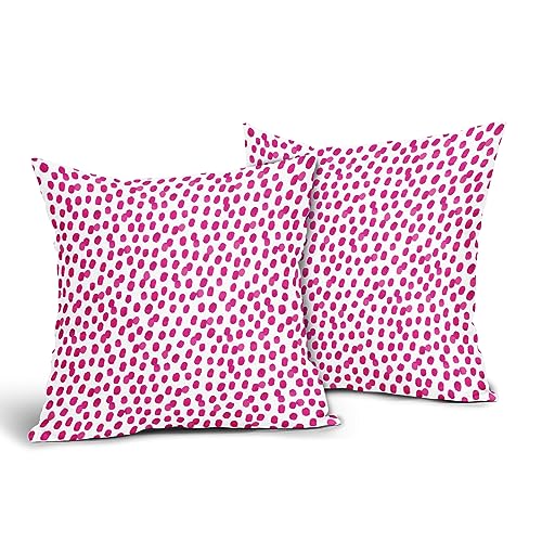 Sweetshow Vintage Teal Navy Blue Pillow Covers 18x18 Inch Watercolor Abstract Boho Modren Throw Pillowcase Square Linen Decor Cushion Cover for Patio Furniture Sofa Bedroom Outdoor 2 Packs