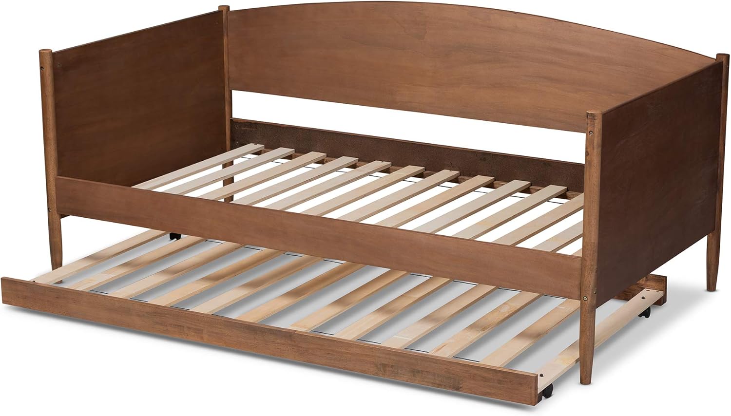 Baxton Studio Trundle, Single, Ash walnut