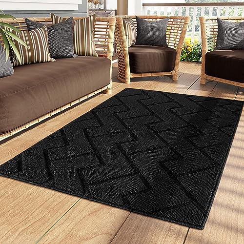 hicorfe Indoor Doormat,Front Back Door Mat Rubber Backing Non Slip Door Mats 32