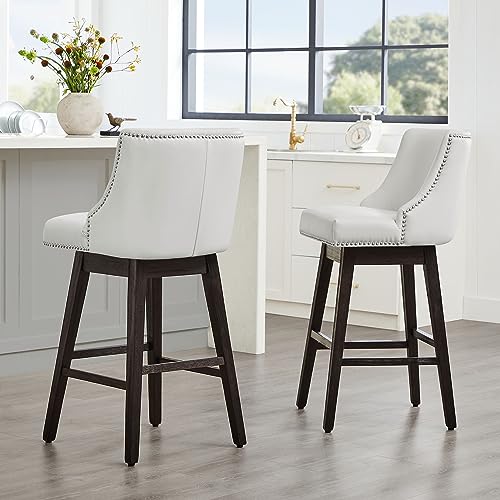 CHITA Counter Height Swivel Barstools, FSC Certified 26