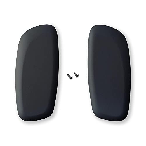 Haworth Soji Office Chair Replacement Arm Caps, 2 Pack, Black