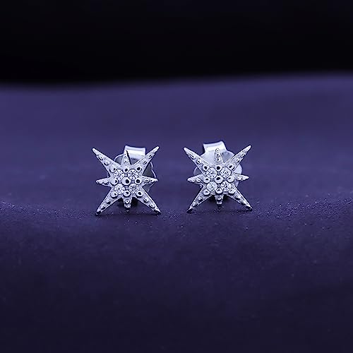 Sterling Silver Stud Earrings Dainty Feather, Starburst, Lightning Bolt, Nail, Curved Bar, Disc, Pineapple with push-backs, Gift For Her