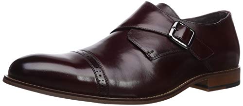 STACY ADAMS Men's Desmond Cap Toe Monk Strap Loafer