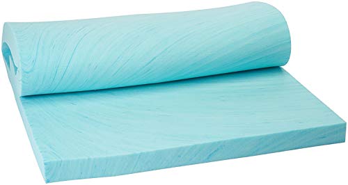 King Size 4 inch Thick, Gel Swirl Visco Elastic Memory Foam MattressPad, Bed Topper Made in the USA