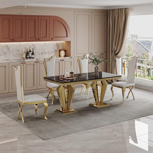 Marble Dining Table for 6-8, 70