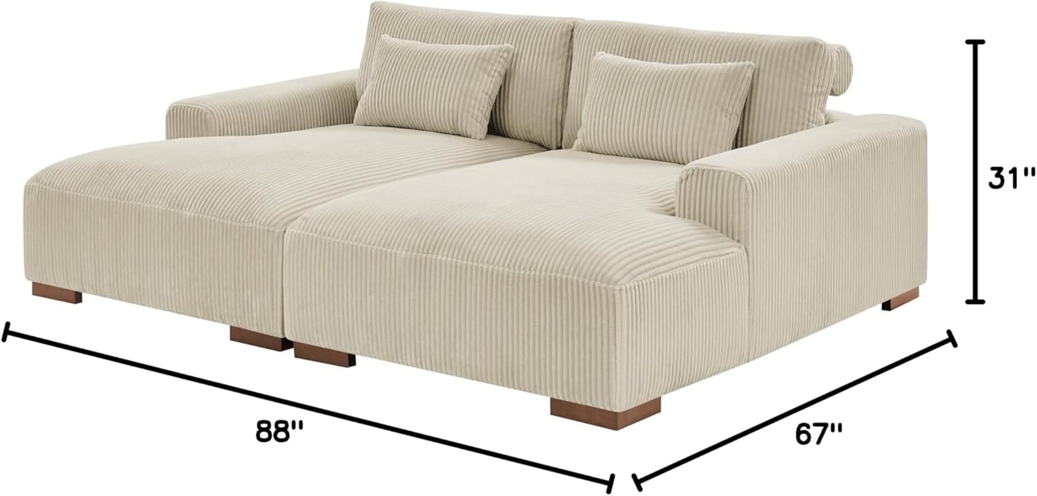 Modular Sectional, Cream