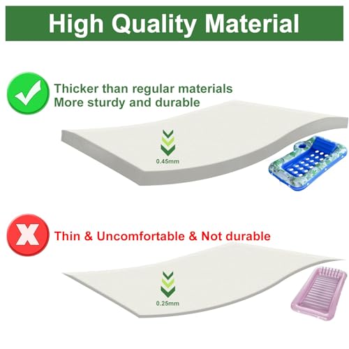 Large Pool Lounger Floats - Inflatable Pool Chair Floating for Adult Pool Floaties and Recliner with Backrest for Lake Float Beach Party