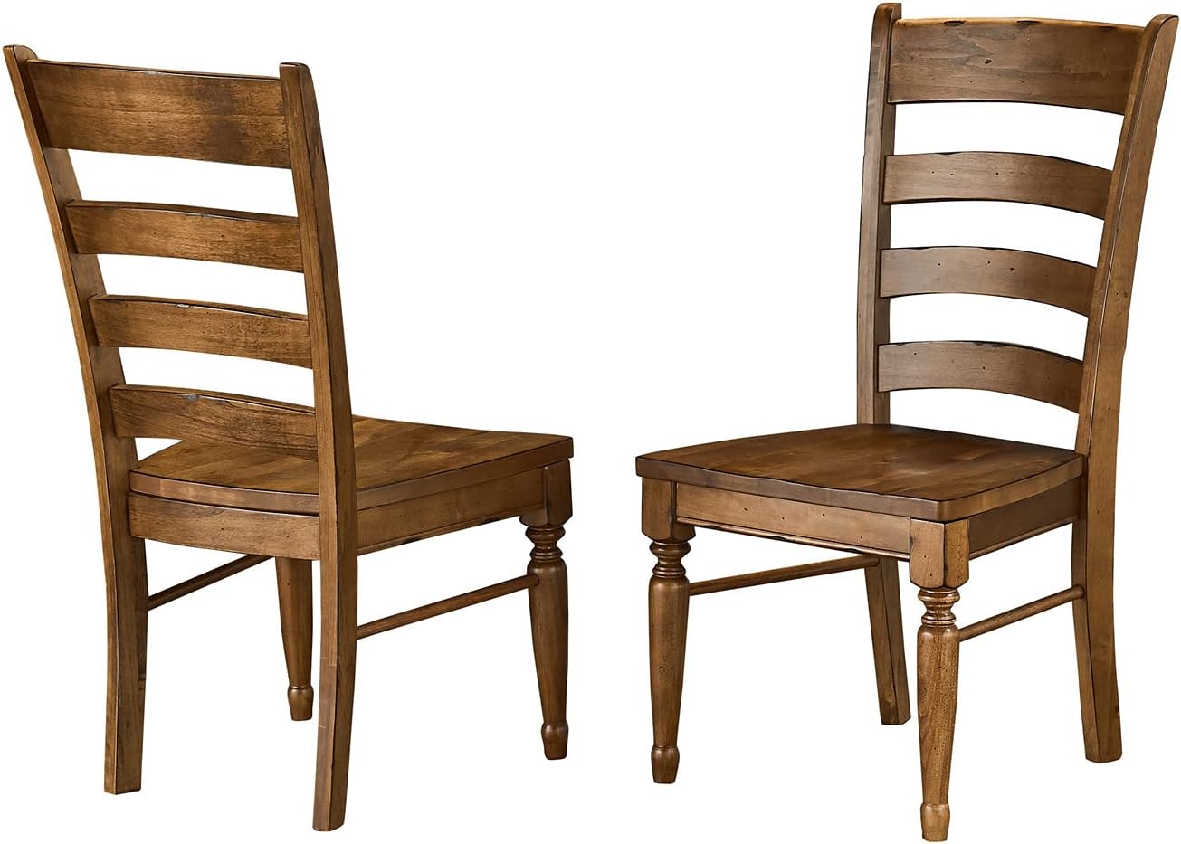 Bennett Ladderback Dining Side Chair in Smoky Quartz (Set of 2)