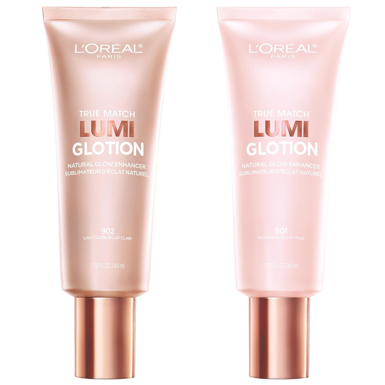 L’Oreal Paris True Match Lumi Glotion Light and Fair Bundle, Highlighter and Bronzer For Radiant Glow, Pack of 2