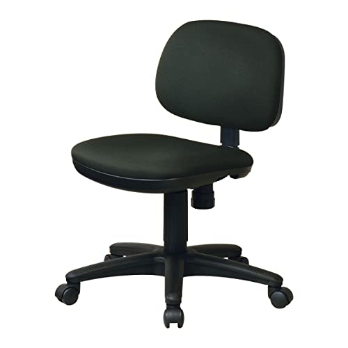 J-kitchens Telework Chair, Office Chair, Black, W 18.1 x D 20.9 x H 33.5 - 37.4 inches (460 x 530 x 850 - 955 mm)