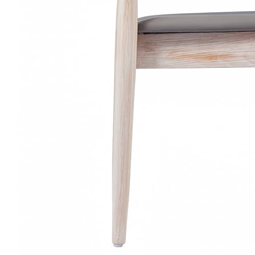 Flash Furniture Chester Commercial Grade Solid Dining Chair with Slatted Backrest, Set of 1, Black Vinyl Seat/Black Wood Frame