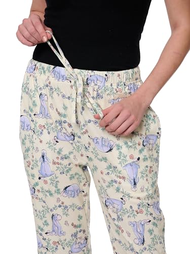 Disney Womens Lounge Pants Pajama Bottoms All Over Print Cotton