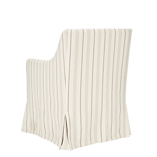Safavieh Mercer Collection Carson Slipcover Side Chair, Beige
