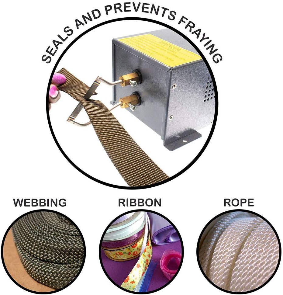 West Coast Paracord Electric Rope Cutter – Hot Thermal Blade – Braid Fabric Webbing Belting Ribbon – High Tech Portable Bench Mount Cutting Tool Kit – Heal Sealer (120 Volts / 10 Watts)