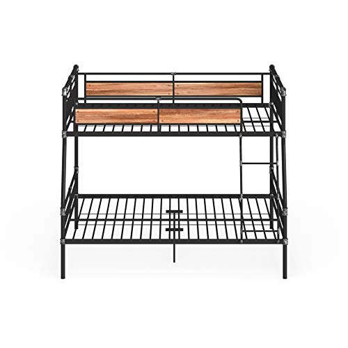 Acme Brantley II Full XL Over Queen Metal Bunk Bed in Sandy Black