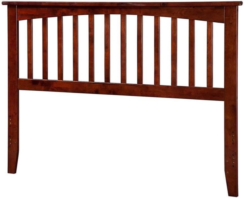 King Spindle Headboard in Walnut