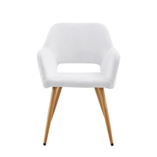 Adjustable Swivel Task Velvet Desk Chair, Modern Computer Vanity Chairs with Arm Rest for Bedroom Living Room Make-up Room, Pink