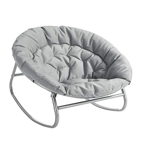Rocking Saucer Chair, Grey