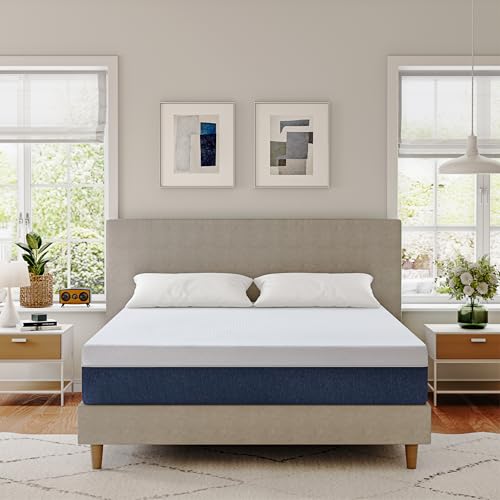 Twin Mattress 14 Inch, Charcoal Memory Foam Mattress Bed in a Box, Cooling Gel Infused Mattress Made in USA, Medium Firm Mattress, CertiPUR-US Certified,38”x75”x14”, White