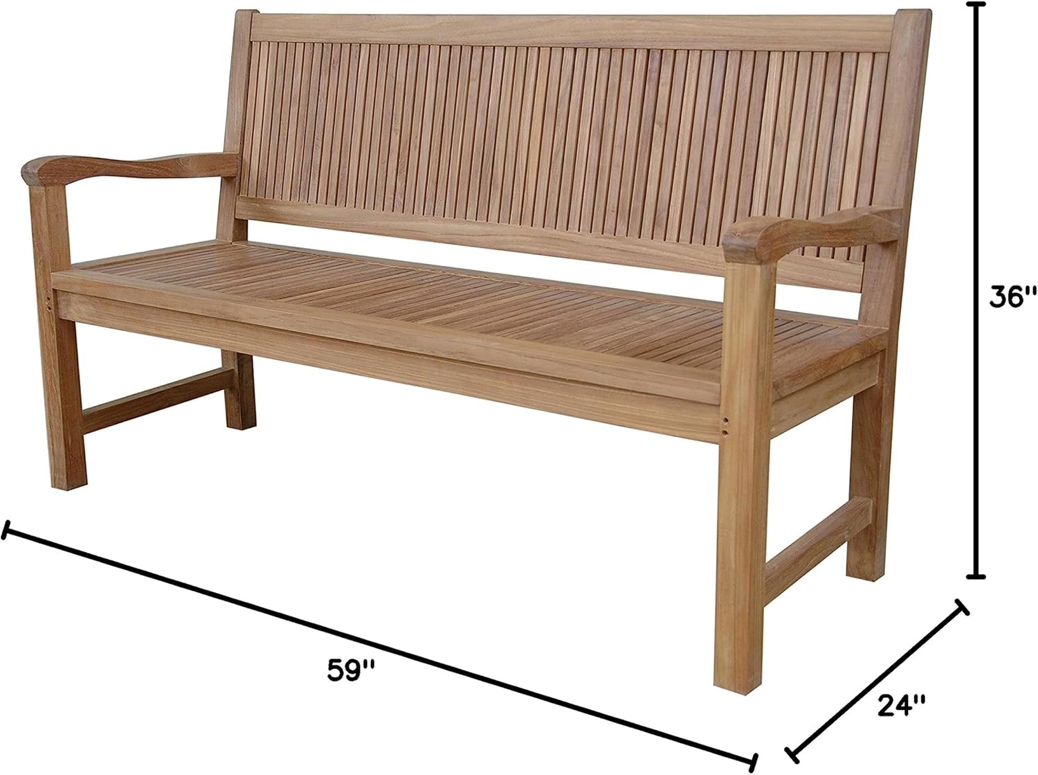 Anderson Teak Chester 3-Seater Bench