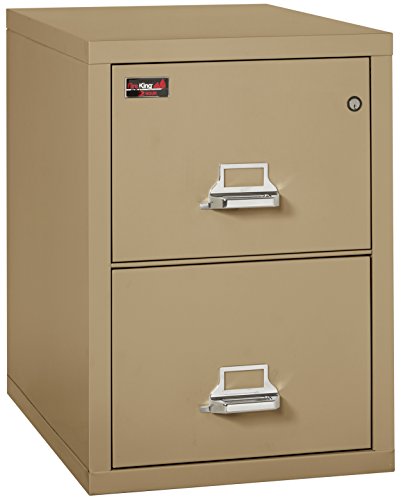 Fireking Fireproof 2 Hour Rated Vertical File Cabinet (2 Legal Sized Drawers, Impact Resistant, Waterproof), 29.88