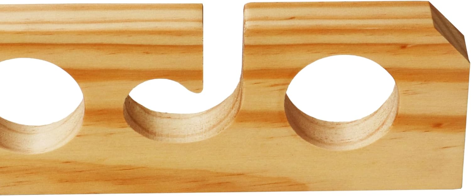 Old Cedar Outfitters Solid Pine Ceiling and Wall Fishing Rod Rack