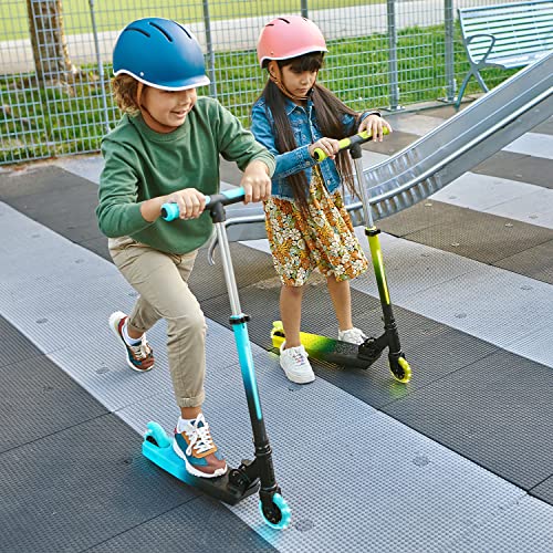 Jetson Juno Folding Kick Scooter| Easy Folding Mechanism | Light-Up Wheels | LED Lights in Deck | Rear Foot Brake | Ages 5+