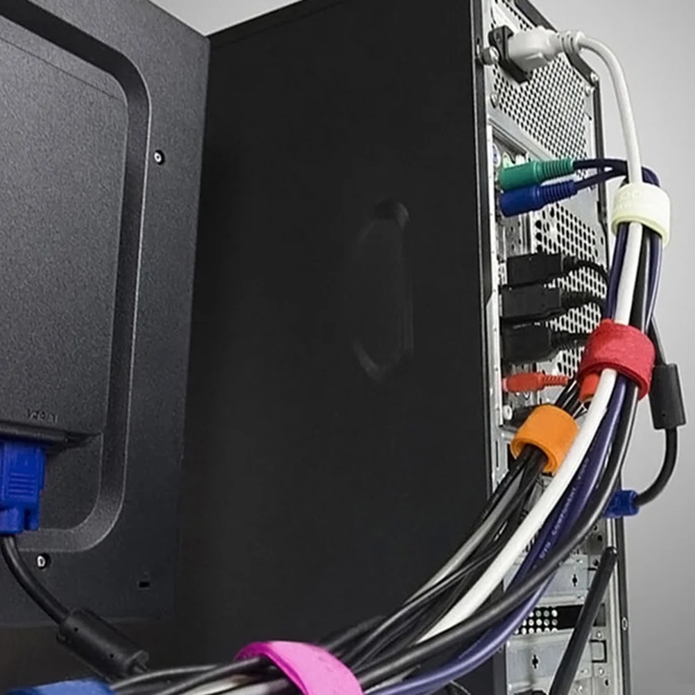 100 Pcs The Wire Cable Wrapper Cord Organizer W Ire Organizer Compact Cable Organizer Wire Management