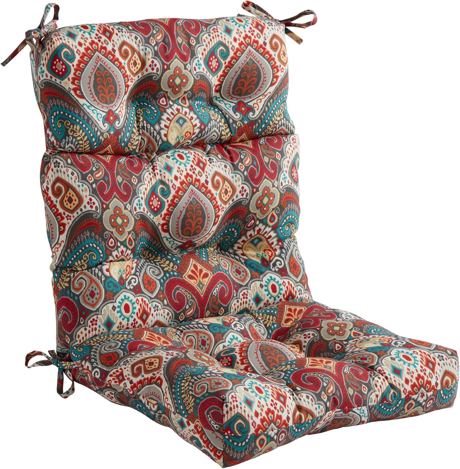 South Pine Porch Outdoor High Back Chair Cushion, 1 Count (Pack of 1), Asbury Park