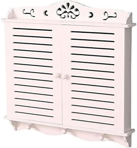 Wireless Router Storage Shelf Wireless Router Storage Box Set Top Box Wall Hook Hook Rack Multimedia WiFi Decoration Meter Box Shield Box