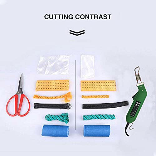 JIADING 110V 60W Electric Hot Knife Ribbon Rope Cutter Melting Fabric Cloth PVC Rope Nylon Rope Healing Cutting Kit (Cutter)