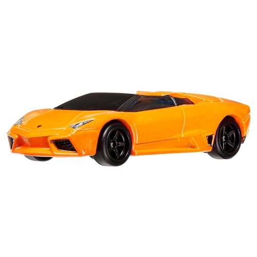 Hot Wheels Premium Car Culture Circuit Legends Toy Vehicle, 1:64 Scale Die-Cast Lamborghini Reventon Roadster for Collectors, Real Riders, Metal/Metal