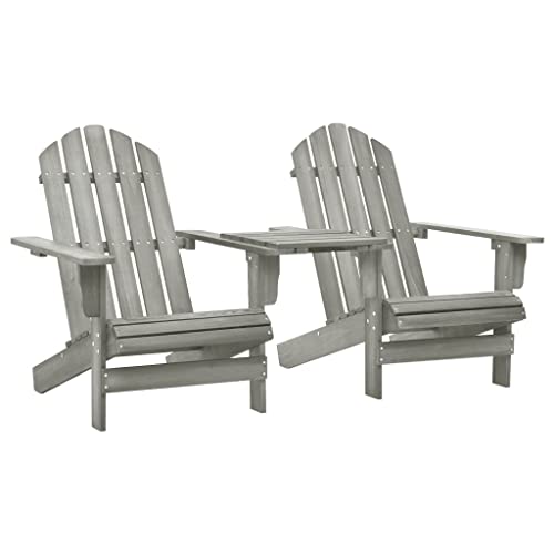 Patio Adirondack Chairs with Tea Table,Lounge Chair,Dressing Chair,Farmhouse Chair,Porch Chair,Study Chair,Club Chair,Office Guest Chair,Side Chair,for Kitchen,Home,Coffee Shop,Solid Fir Wood Brown