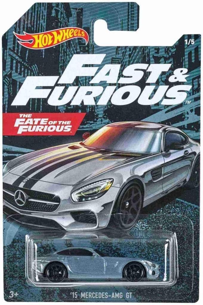 Hot Wheels 15Mercedes-AMG GT Vehicle 1:64 Scale Car, Gift for Collectors & Kids Ages 3 Years Old & Up