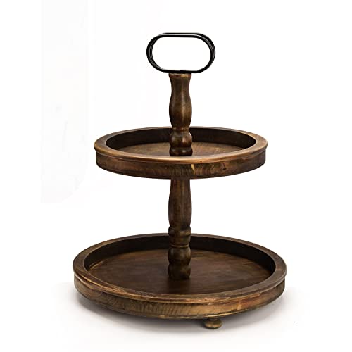 Tiered Tray Stand 2 Tiered Tray for Decors